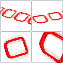 For 2021+ Jeep Compass 7 x Front Grille Grill Insert Cover Trim RT-TCZ