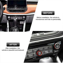 For 2021+ Jeep Compass Air Condition Audio Adjustment Switch Knob Cover Trim Ring RT-TCZ