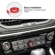 For 2021+ Jeep Compass Air Condition Audio Adjustment Switch Knob Cover Trim Ring RT-TCZ