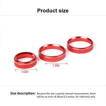 For 2021+ Jeep Compass Air Condition Audio Adjustment Switch Knob Cover Trim Ring RT-TCZ