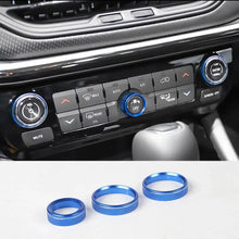 For 2021+ Jeep Compass Air Condition Audio Adjustment Switch Knob Cover Trim Ring RT-TCZ