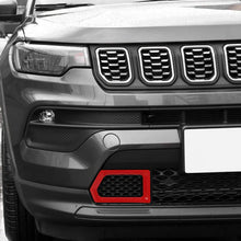 For 2021+ Jeep Compass Front Bumper Grill Frame Bezel Cover Decoration Trim RT-TCZ