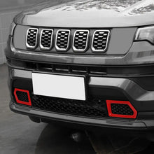 For 2021+ Jeep Compass Front Bumper Grill Frame Bezel Cover Decoration Trim RT-TCZ