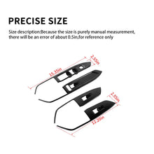 For 2021+ Jeep Compass Inner Door Window Lift Switch Panel Trim Cover Bezel RT-TCZ