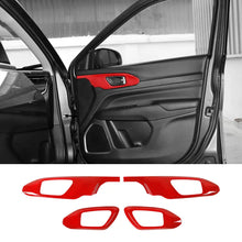 For 2021+ Jeep Compass Interior Door handle Panel Decor Trim Cover Bezel RT-TCZ