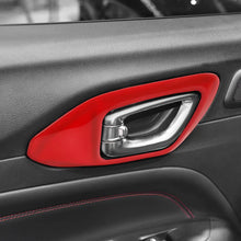 For 2021+ Jeep Compass Interior Door handle Panel Decor Trim Cover Bezel RT-TCZ
