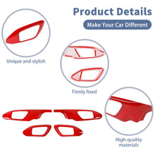 For 2021+ Jeep Compass Interior Door handle Panel Decor Trim Cover Bezel RT-TCZ