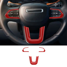 For 2021+ Jeep Compass Steering Wheel Panel Decor Cover Trim Bezels RT-TCZ