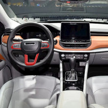 For 2021+ Jeep Compass Steering Wheel Panel Decor Cover Trim Bezels RT-TCZ