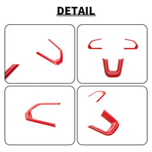 For 2021+ Jeep Compass Steering Wheel Panel Decor Cover Trim Bezels RT-TCZ