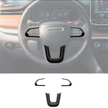 For 2021+ Jeep Compass Steering Wheel Panel Decor Cover Trim Bezels RT-TCZ