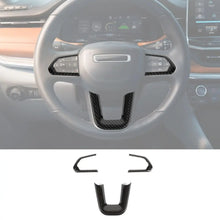 For 2021+ Jeep Compass Steering Wheel Panel Decor Cover Trim Bezels RT-TCZ