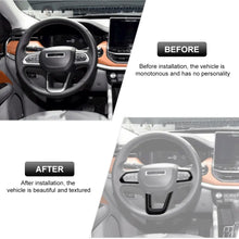 For 2021+ Jeep Compass Steering Wheel Panel Decor Cover Trim RT-TCZ