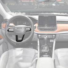 For 2021+ Jeep Compass Steering Wheel Panel Decor Cover Trim RT-TCZ