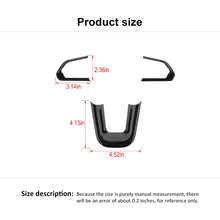 For 2021+ Jeep Compass Steering Wheel Panel Decor Cover Trim RT-TCZ