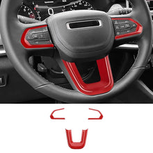 For 2021+ Jeep Compass Steering Wheel Panel Decor Cover Trim RT-TCZ