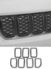 For 2021+ Jeep Grand Cherokee L 7 x Front Grille Grill Insert Ring Cover Trim RT-TCZ