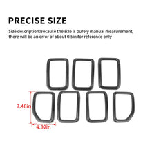 For 2021+ Jeep Grand Cherokee L 7 x Front Grille Grill Insert Ring Cover Trim RT-TCZ