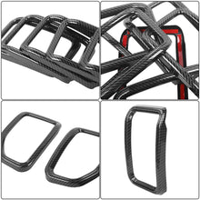 For 2021+ Jeep Grand Cherokee L 7 x Front Grille Grill Insert Ring Cover Trim RT-TCZ