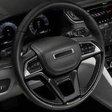 For 2021+ Jeep Grand Cherokee L Steering Wheel Trim Decorative Cover – Carbon Fiber Style RT-TCZ