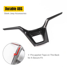 For 2021+ Jeep Grand Cherokee L Steering Wheel Trim Decorative Cover – Carbon Fiber Style RT-TCZ