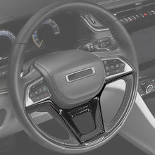 For 2021+ Jeep Grand Cherokee Steering Wheel Trim Decorative Cover – Carbon Fiber Style RT-TCZ