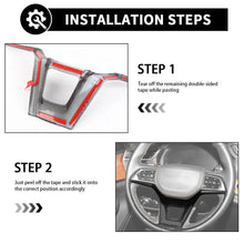 For 2021+ Jeep Grand Cherokee Steering Wheel Trim Decorative Cover – Carbon Fiber Style RT-TCZ