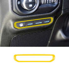 For 2021+ Jeep Wrangler JL 4Xe Electric Mode Button Switch Cover Trim Bezel RT-TCZ