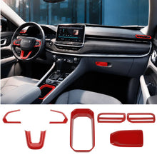 For 2022+ Jeep Compass 7 x Interior Dashboard & Center Console Accent Trim Kit RT-TCZ