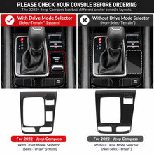 For 2022+ Jeep Compass Center Console Gear Shift Panel Cover Trim RT-TCZ