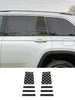For 2022+ Jeep Grand Cherokee L Rear Small Window Sticker Decal Cover RT-TCZ