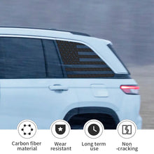 For 2022+ Jeep Grand Cherokee L Rear Window Decals Sticker Trim US Flag RT-TCZ