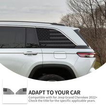 For 2022+ Jeep Grand Cherokee L Rear Window Decals Sticker Trim US Flag RT-TCZ