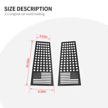 For 2022+ Jeep Grand Cherokee L Rear Window Triangle Glass Decor Cover RT-TCZ