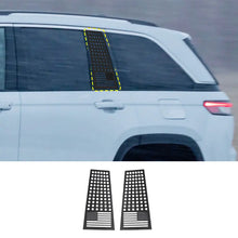 For 2022+ Jeep Grand Cherokee L Rear Window Triangle Glass Decor Cover RT-TCZ