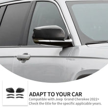 For 2022+ Jeep Grand Cherokee L Rearview Side Mirror Cover & Door Handles Trim RT-TCZ