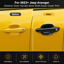For 2023+ Jeep Avenger 10 x Exterior Door Handle Bowl Shell Decor Cover Trim Kit RT-TCZ