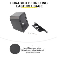 For 2024+ Jeep Wrangler JL 4-Door Version Interior Rear Cargo Safe Box Storage Combination Key Lock RT-TCZ