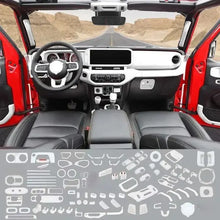 For 2024+ Jeep Wrangler JL 99 x Interior Full Set Decoration Cover Trim Kit White RT-TCZ