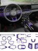 For 2024+ Jeep Wrangler JL/Gladiator JT 17 x Center Console/Roof Decoration Trim Kit RT-TCZ