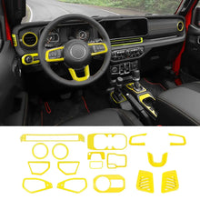 For 2024+ Jeep Wrangler JL/Gladiator JT 17 x Center Console/Roof Decoration Trim Kit RT-TCZ