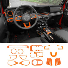 For 2024+ Jeep Wrangler JL/Gladiator JT 17 x Center Console/Roof Decoration Trim Kit RT-TCZ