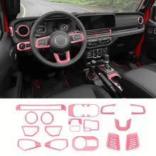 For 2024+ Jeep Wrangler JL/Gladiator JT 17 x Center Console/Roof Decoration Trim Kit RT-TCZ