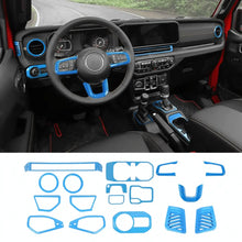 For 2024+ Jeep Wrangler JL/Gladiator JT 17 x Center Console/Roof Decoration Trim Kit RT-TCZ