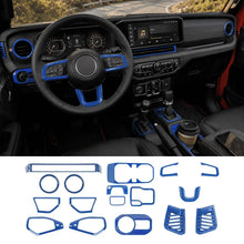 For 2024+ Jeep Wrangler JL/Gladiator JT 17 x Center Console/Roof Decoration Trim Kit RT-TCZ