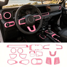 For 2024+ Jeep Wrangler JL/Gladiator JT 17 x Center Console/Roof Decoration Trim Kit RT-TCZ