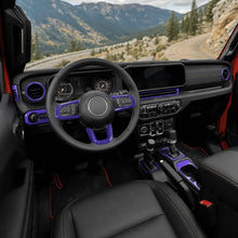For 2024+ Jeep Wrangler JL/Gladiator JT 17 x Center Console/Roof Decoration Trim Kit RT-TCZ
