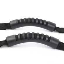 For 2024+ Jeep Wrangler JL/Gladiator JT 2 x Roll Bar Grab Handles Roof Top Paracord for Secure Grip, Essential Interior Accessories RT-TCZ