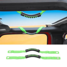 For 2024+ Jeep Wrangler JL/Gladiator JT 2 x Roll Bar Grab Handles Roof Top Paracord for Secure Grip, Essential Interior Accessories RT-TCZ