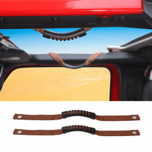For 2024+ Jeep Wrangler JL/Gladiator JT 2 x Roll Bar Grab Handles Roof Top Paracord for Secure Grip, Essential Interior Accessories RT-TCZ